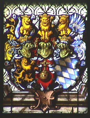 Wappen aus Kirchenfenster