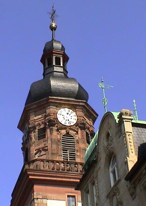 Kirchturm von Westen aus gesehen